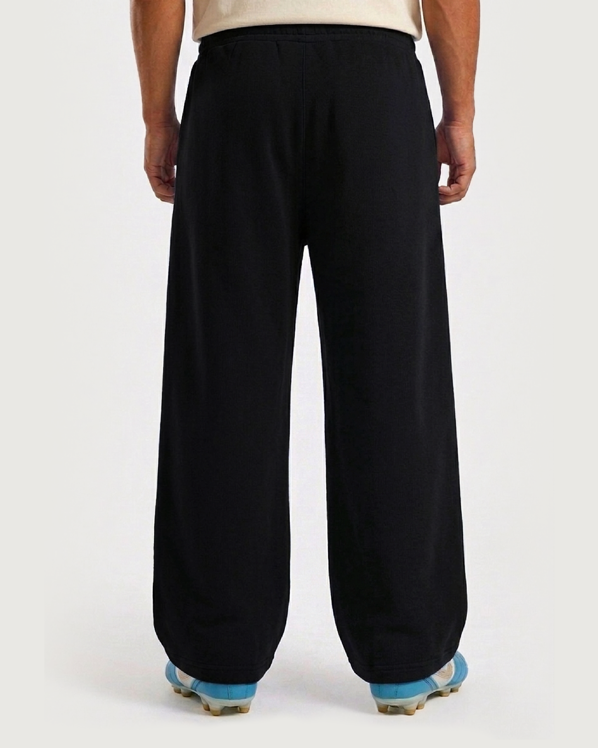 Football Print Joggers – Black Soccer Graphic Sweatpants - Image 4