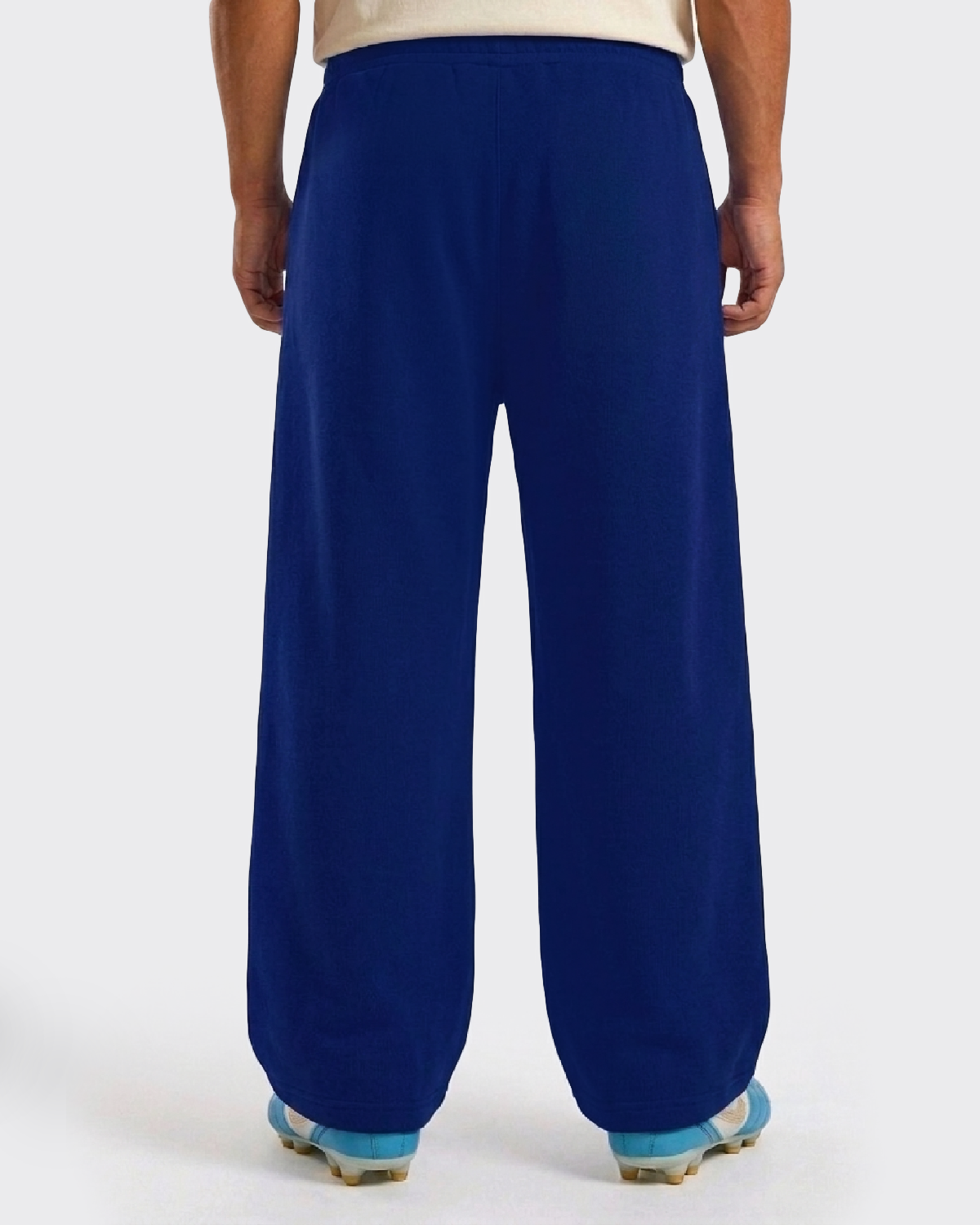 Football Print Joggers – Royal Blue Soccer Graphic Sweatpants - Image 4