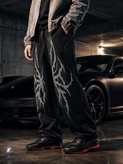 Spider Printed Joggers – Brand New for Everyday, Unisex