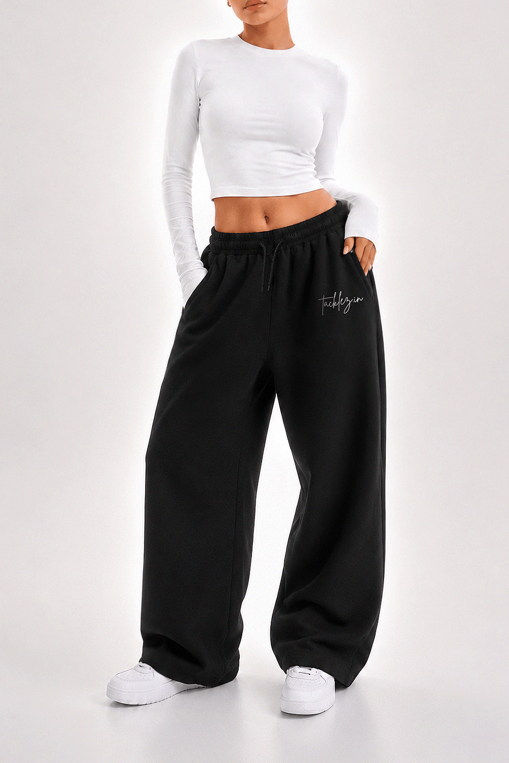 Everyday Unisex Joggers - Black - Image 4