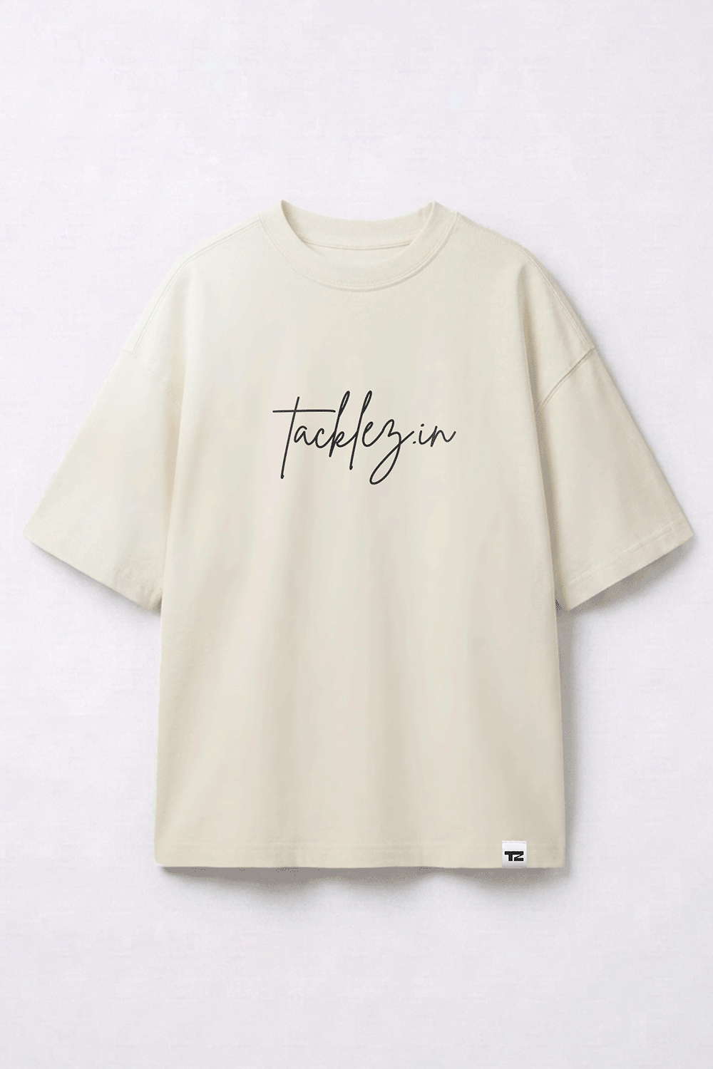 Off white Oversized T-Shirt – Drop Shoulder, Unisex