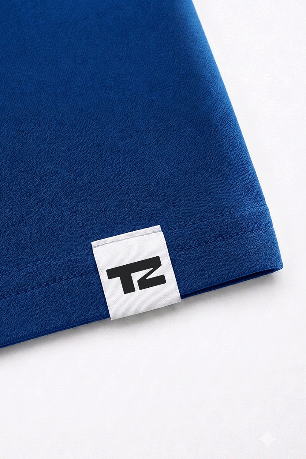 Royal Blue Oversized T-Shirt – Drop Shoulder, Unisex - Image 2