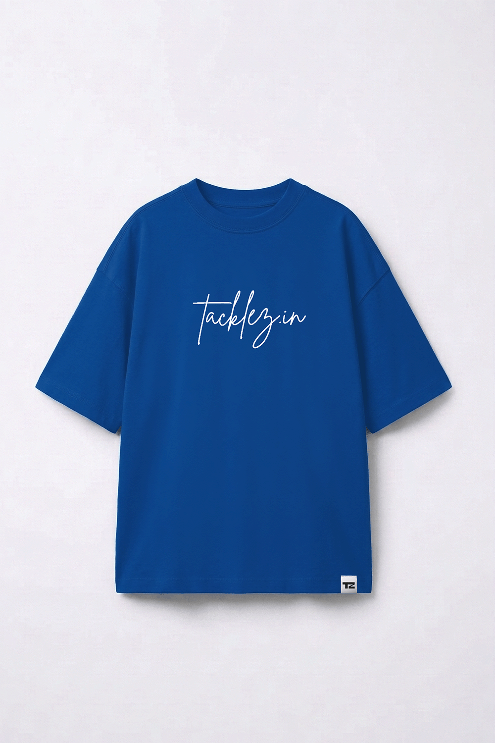 Royal Blue Oversized T-Shirt – Drop Shoulder, Unisex