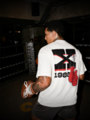 Premium "Boxing1985" Oversized T-Shirt – OffWhite