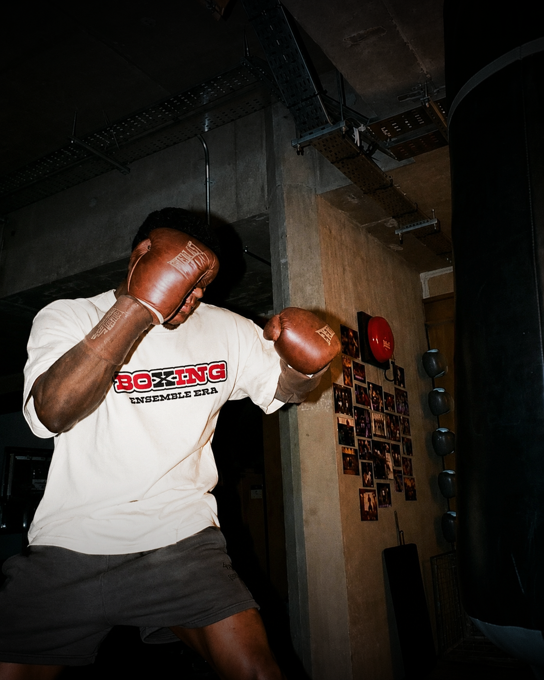 Premium "Boxing1985" Oversized T-Shirt – OffWhite - Image 3